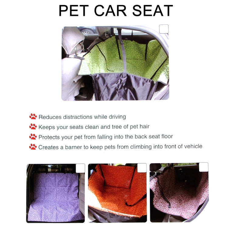 Nonslip Folding Car Rear Back Seat Cover Pet Cat Dog Cushion Mat, Size: 195 x 135 x 0.2 cm(Khaki) - Seat Accessories by PMC Jewellery | Online Shopping South Africa | PMC Jewellery | Buy Now Pay Later Mobicred