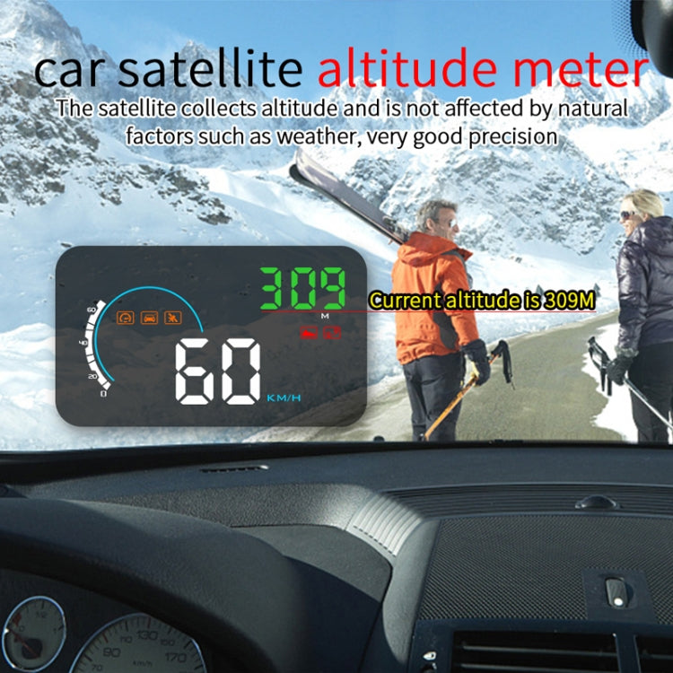 Q5 GPS 4 inch Vehicle-mounted Head Up Display Security System, Support Running Speed & Direction & Distance / Driving Kilometres / - Head Up Display System by PMC TechLife | Online Shopping South Africa | PMC TechLife | Buy Now Pay Later Mobicred