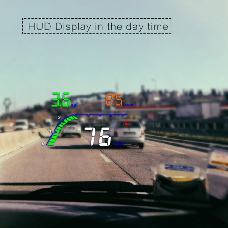 T100 OBD2 4 inch Vehicle-mounted Head Up Display Security System, Support Car Speed / Engine Revolving Speed Display / Instantaneous Fuel Consumption / Detection and Elimination Fault Code - free shipping - PMC TechLife - Order now!