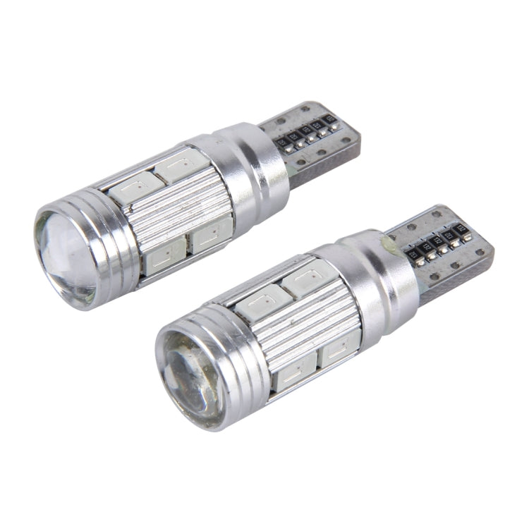 2 PCS T10 6W 10 SMD 5630 LED Error-Free Canbus Car Clearance Lights Lamp, DC 12V(Red Light) - Clearance Lights by PMC Jewellery | Online Shopping South Africa | PMC Jewellery | Buy Now Pay Later Mobicred