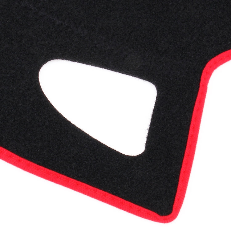 Car Light Instrument Panel Sunscreen Dark Mats Cover for Venucia B50 / R50(Red) - Sound & Heat Insulation Cotton by PMC TechLife | Online Shopping South Africa | PMC TechLife | Buy Now Pay Later Mobicred