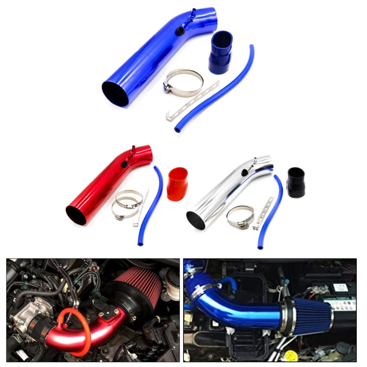 Universal  Air Intakes Short Cold Racing Aluminium Air Intake Pipe Hose with Cone Filter Kit System(Blue) - Air Intake System by PMC TechLife | Online Shopping South Africa | PMC TechLife | Buy Now Pay Later Mobicred