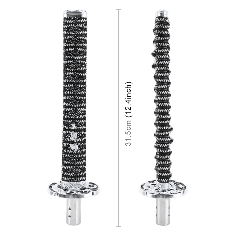 Universal Samurai Shape Manual or Automatic Gear Shift Knob, Length: 31.5cm (Silver) - Shift Knob by PMC TechLife | Online Shopping South Africa | PMC TechLife | Buy Now Pay Later Mobicred