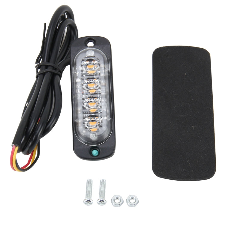 DC 12V-24V 2W 4LEDs SMD-2835 Lamps 17 Flash Patterns 3 Lines Car Flash Lamp Waterproof Car Truck Emergency Strobe Flash Warning Light, Cable Length: 90cm - Warning Lights by PMC Jewellery | Online Shopping South Africa | PMC Jewellery | Buy Now Pay Later Mobicred