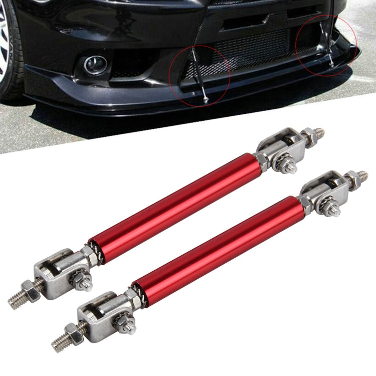 2 PCS Car Modification Large Surrounded By The Rod Telescopic Lever Front and Rear Bars Fixed Front Lip Back Shovel Adjustable Small Rod, Length: 7.5cm(Red) - Trunk & Bumper Accessories by PMC Jewellery | Online Shopping South Africa | PMC Jewellery | Buy Now Pay Later Mobicred