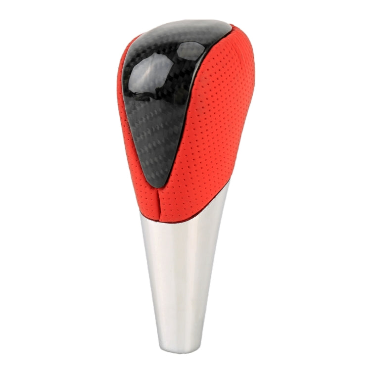 Universal High Carbon Fiber Texture Leather Hole Pattern Car Gear Shift Knob Modified Shifter Lever Knob - Shift Knob by PMC TechLife | Online Shopping South Africa | PMC TechLife | Buy Now Pay Later Mobicred