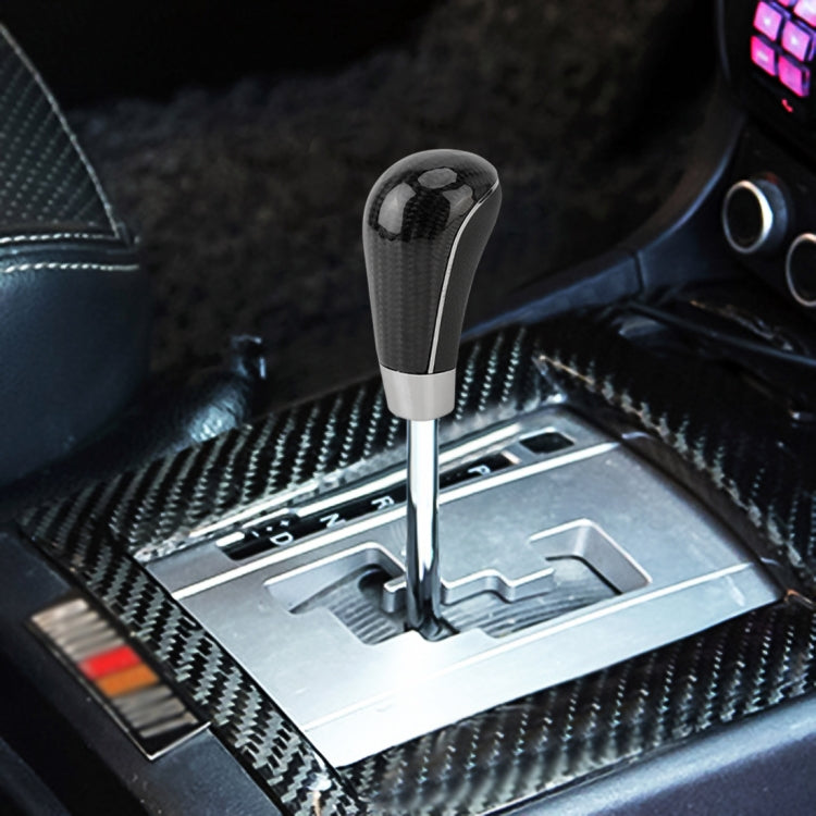Universal Carbon Fiber Texture Leather Hole Pattern Car Gear Shift Knob Modified Shifter Lever Knob - Shift Knob by PMC TechLife | Online Shopping South Africa | PMC TechLife | Buy Now Pay Later Mobicred