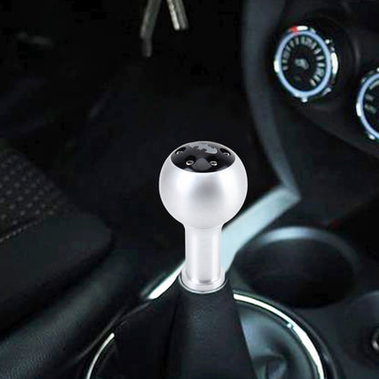 Universal Vehicle Car Bat Pattern Shifter Cover Manual Automatic Aluminum Gear Shift Knob(Silver), Size: 5*9cm - Shift Knob by PMC Jewellery | Online Shopping South Africa | PMC Jewellery