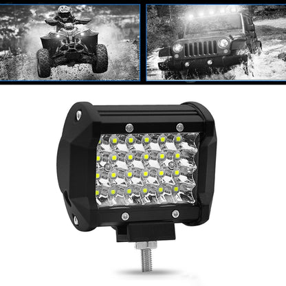 4 inch 18W 1800LM 4 Row LED Strip Light Working Refit Off-road Vehicle Lamp Roof Strip Light - Work Lights by PMC Jewellery | Online Shopping South Africa | PMC Jewellery | Buy Now Pay Later Mobicred