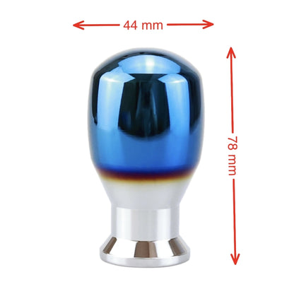 Universal Vehicle Car Blue Aluminum Alloy Gear Shifter Lever Manual Automatic Shift Knob Adapter, Size: 4.4x7.8cm - Shift Knob by PMC Jewellery | Online Shopping South Africa | PMC Jewellery