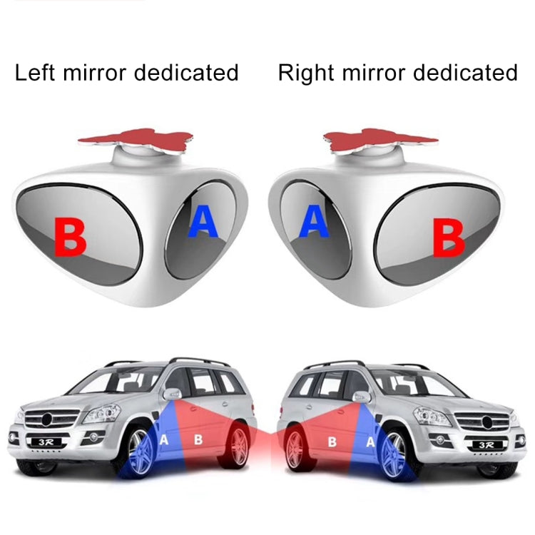 3R-051 360 Degrees Rotatable Left Blind Spot Side Assistant Mirror for Auto Car - Convex Mirror & Accessories by 3R | Online Shopping South Africa | PMC Jewellery | Buy Now Pay Later Mobicred