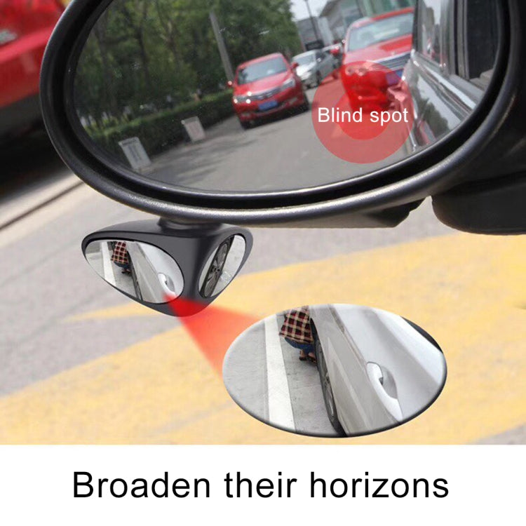3R-051 360 Degrees Rotatable Left Blind Spot Side Assistant Mirror for Auto Car - free shipping - PMC TechLife - Order now!