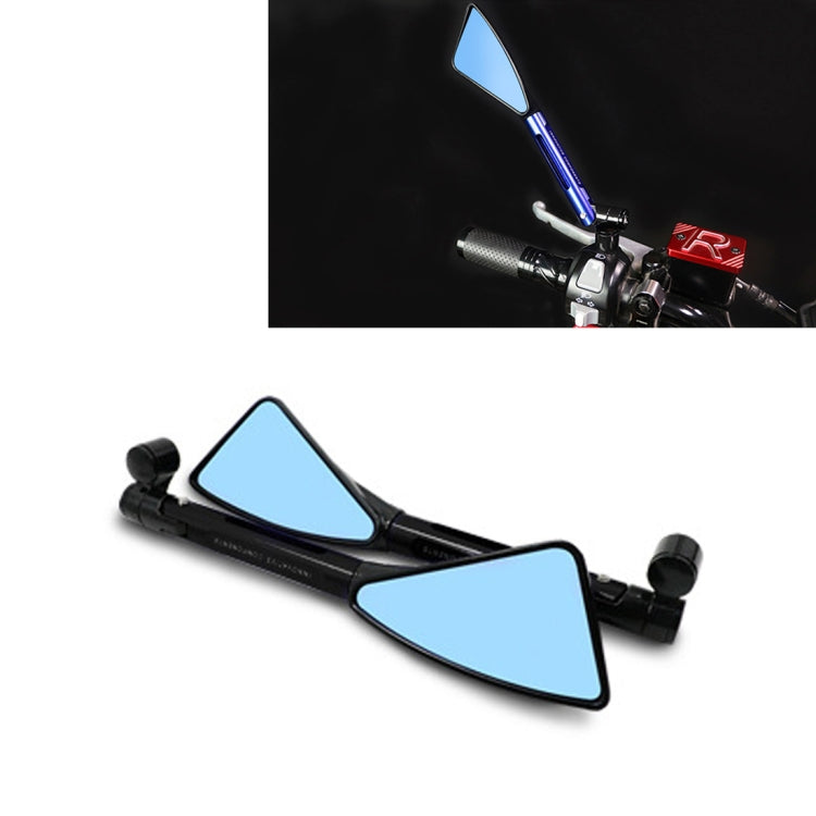 2 PCS Motorcycle Parts CNC Technology Aluminum Alloy Rearview Mirror Side Mirror(Black) - Side Mirrors by PMC TechLife | Online Shopping South Africa | PMC TechLife | Buy Now Pay Later Mobicred