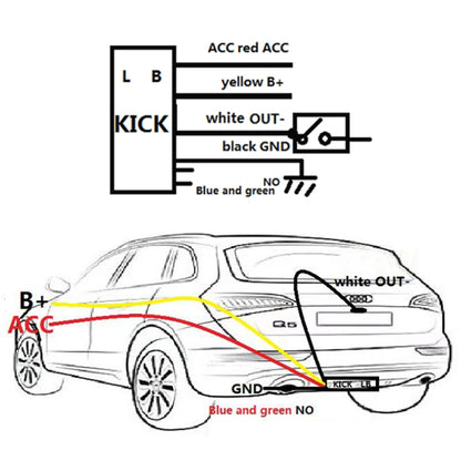 IP67 Waterproof 9-24V Car Keyless-Go Automatic Sensor System Smart Trunk Opener - Electric Tail Gate System by PMC Jewellery | Online Shopping South Africa | PMC Jewellery