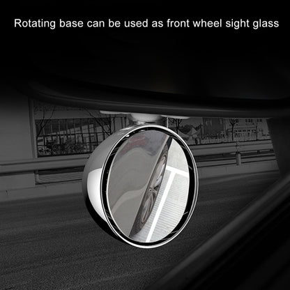 3R-044 Auxiliary Rear View Mirror Car Adjustable Blind Spot Mirror Wide Angle Auxiliary Rear View Side Mirror(Silver) - Interior Mirrors by 3R | Online Shopping South Africa | PMC Jewellery | Buy Now Pay Later Mobicred