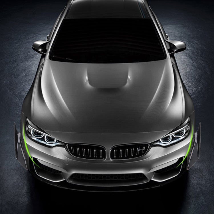 4 PCS Car-Styling Flank Decorative Sticker(Black) - Decorative Sticker by PMC TechLife | Online Shopping South Africa | PMC TechLife | Buy Now Pay Later Mobicred