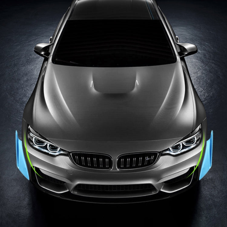 4 PCS Car-Styling Flank Decorative Sticker(Blue) - Decorative Sticker by PMC TechLife | Online Shopping South Africa | PMC TechLife | Buy Now Pay Later Mobicred