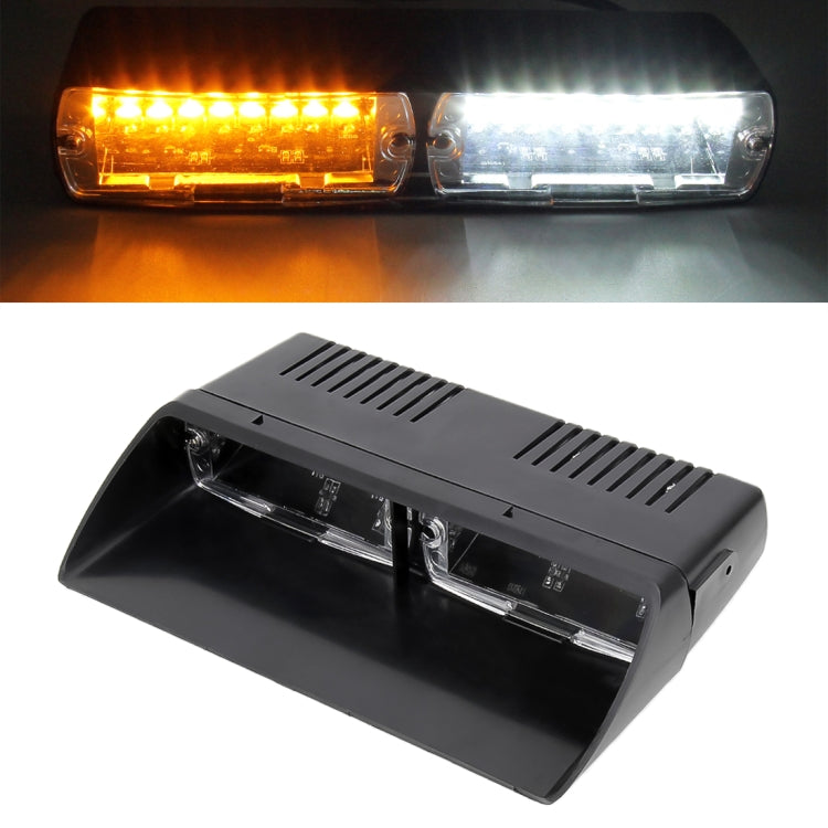 DC 12V 4.2W 16LEDs Crystal Lamp Beads Car Windshield Warning Lamp 18 Flash Patterns(Adjustable) - Warning Lights by PMC TechLife | Online Shopping South Africa | PMC TechLife | Buy Now Pay Later Mobicred