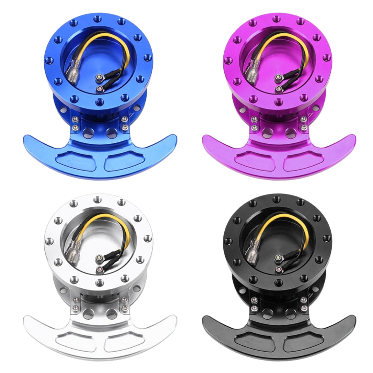 Car Tilt Racing Steering Wheel Quick Release Hub Kit Adapter Body Removable Snap Off Boss Kit(Black) - Other Tools by PMC TechLife | Online Shopping South Africa | PMC TechLife | Buy Now Pay Later Mobicred