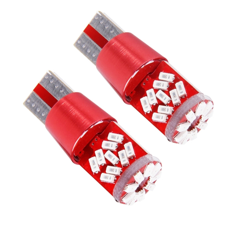 2 PCS T10 5W 27 SMD-3014 LEDs Car Clearance Light Lamp, DC 12V(Red Light) - Clearance Lights by PMC TechLife | Online Shopping South Africa | PMC TechLife | Buy Now Pay Later Mobicred