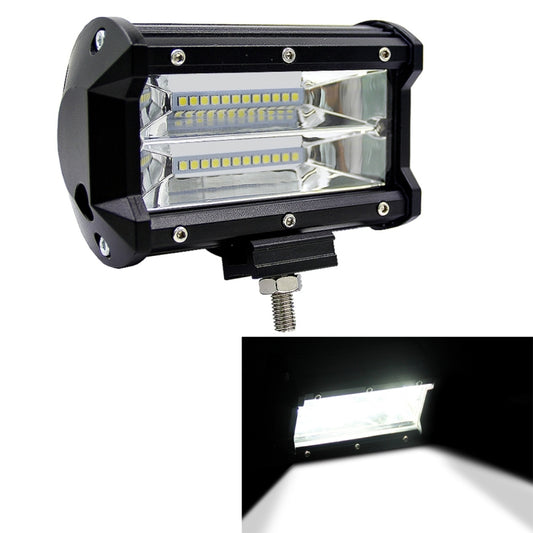 5 inch 18W 24 LED Waterproof IP67 Two Bar Modified Off-road Lights Spotlight Light Car Work Lights, DC 9-48V(White Light) - Work Lights by PMC Jewellery | Online Shopping South Africa | PMC Jewellery | Buy Now Pay Later Mobicred