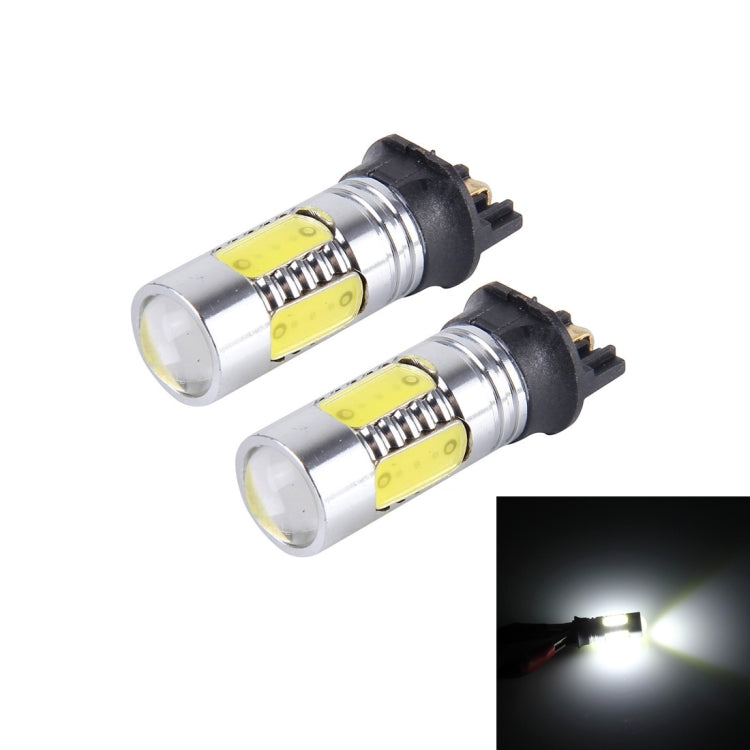 2 PCS PW24W 400 LM 6000K 7.5W Car Fog Light with 5 COB LEDs, DC 12V(White Light) - Fog / Driving Lights by PMC Jewellery | Online Shopping South Africa | PMC Jewellery | Buy Now Pay Later Mobicred