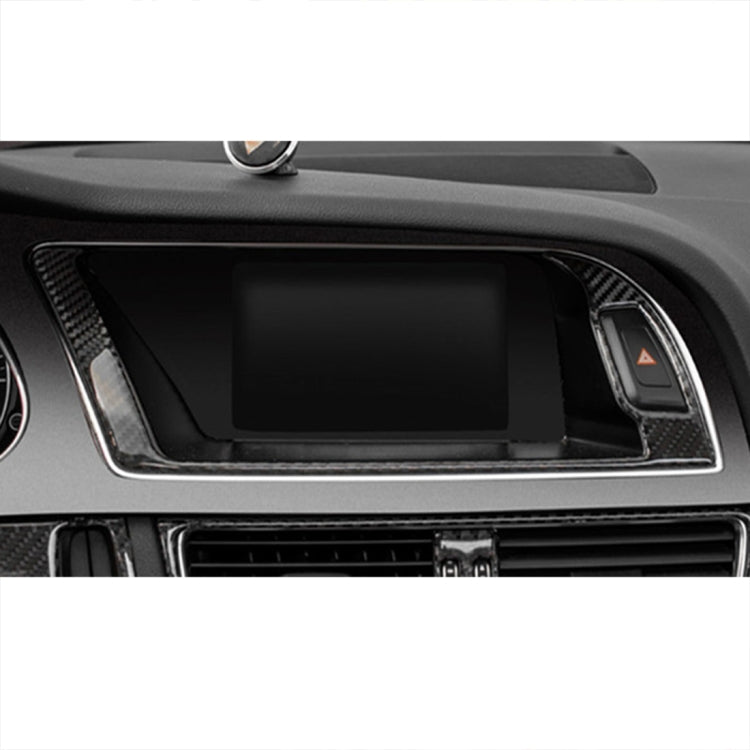 Car Carbon Fiber Navigation Outer Frame Decorative Sticker for Audi A4L / A5 / Q5 2009-2016 - Car Interior Mouldings by PMC TechLife | Online Shopping South Africa | PMC TechLife | Buy Now Pay Later Mobicred