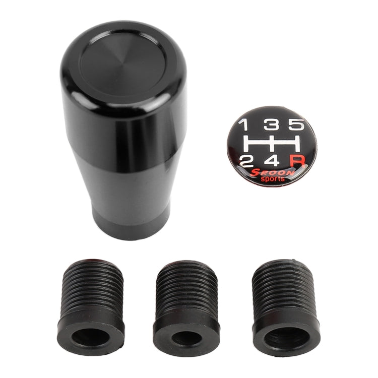 Universal Car Solid Color Cone Shape Shifter Manual Automatic Gear Shift Knob(Black) - Shift Knob by PMC Jewellery | Online Shopping South Africa | PMC Jewellery | Buy Now Pay Later Mobicred