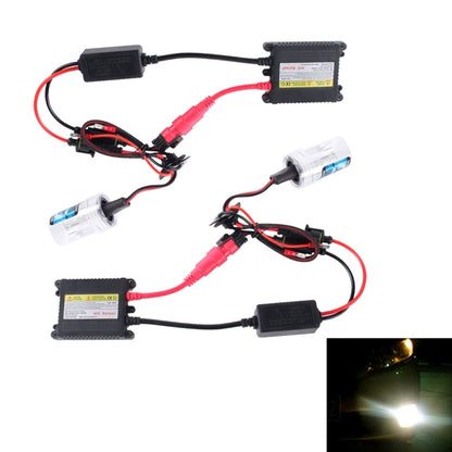 2PCS 35W H1 2800 LM Slim HID Xenon Light with 2 Alloy HID Ballast, High Intensity Discharge Lamp, Color Temperature: 4300K - Xenon Lights by PMC Jewellery | Online Shopping South Africa | PMC Jewellery | Buy Now Pay Later Mobicred