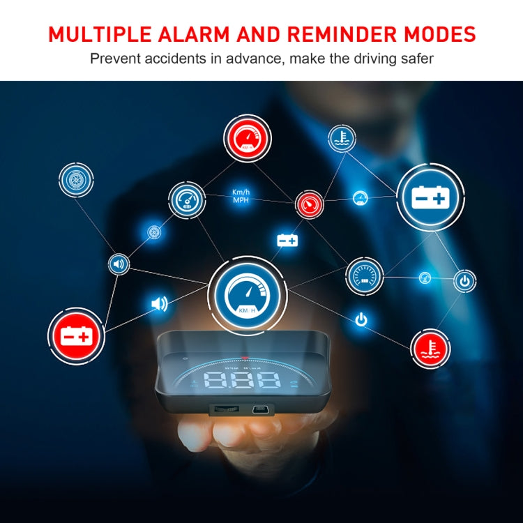 M8 3.5 inch Universal Car OBD2 HUD Vehicle-mounted Head Up Display - Head Up Display System by PMC TechLife | Online Shopping South Africa | PMC TechLife | Buy Now Pay Later Mobicred