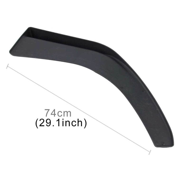 2 PCS Universal Fit Car Front Bumper Spoiler Lip Splitter Diffuser SUV ABS Front Shovel, Length: 74cm - Bumper by PMC Jewellery | Online Shopping South Africa | PMC Jewellery | Buy Now Pay Later Mobicred