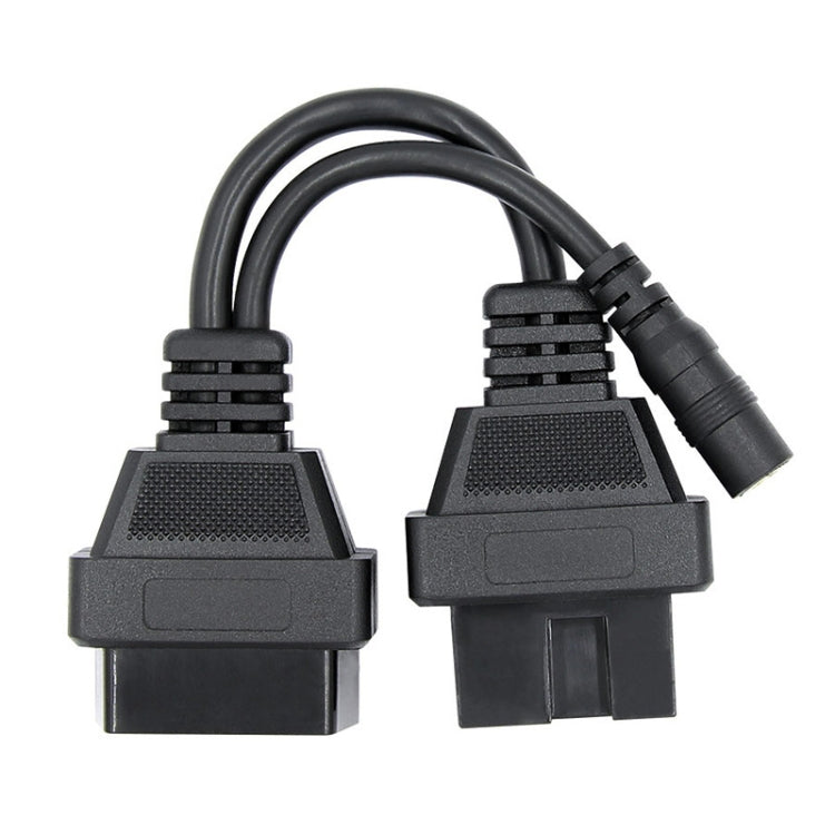 12 Pin to 16 Pin OBDII Diagnostic Cable for Mitsubishi - Cables & Connectors by PMC TechLife | Online Shopping South Africa | PMC TechLife | Buy Now Pay Later Mobicred