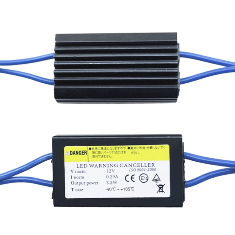 2 PCS T10 Car Auto Clearance Light Warning Error-free Decoder Adapter for DC 12V/3W - Headlight Ballast by PMC TechLife | Online Shopping South Africa | PMC TechLife | Buy Now Pay Later Mobicred