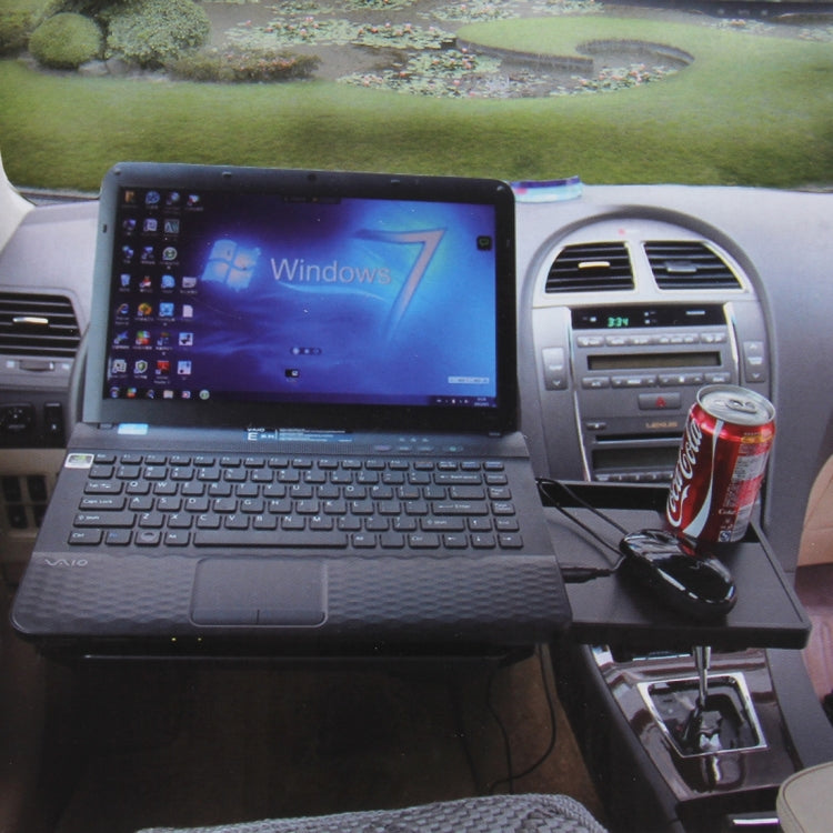 SHUNWEI SD-1508 Travel Car Computer Desk with Drawers Folding Computer Stand Car Notebook Stand Computer Racks - Stowing Tidying by SHUNWEI | Online Shopping South Africa | PMC TechLife | Buy Now Pay Later Mobicred