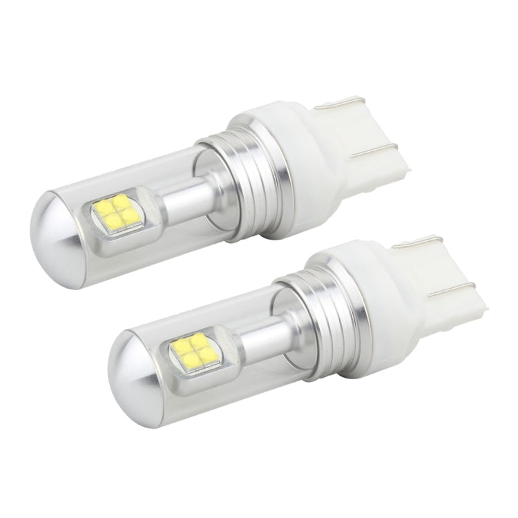 2 PCS  7443 40W 800 LM 6000K Car Brake Light with 8 CREE Lamps, DC 12V(White Light) - Brake Lights by PMC Jewellery | Online Shopping South Africa | PMC Jewellery | Buy Now Pay Later Mobicred