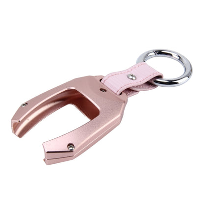 Car Auto Universal Metal Key Ring Protection Cover for Benz(Pink) - Car Key Cases by PMC Jewellery | Online Shopping South Africa | PMC Jewellery | Buy Now Pay Later Mobicred