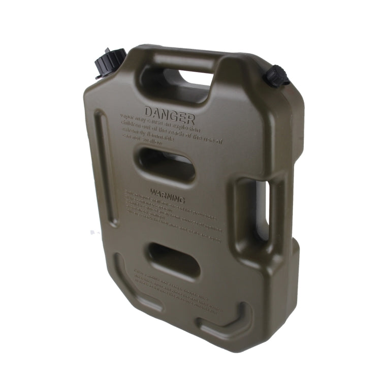 Gasoline Fuel Tanks Plastic 2.6 Gallon 10 Litres Auto Shut Off Fuel Cans Oil Container Emergency Backup(Army Green) - oil tank tubes & oil pumps by PMC Jewellery | Online Shopping South Africa | PMC Jewellery | Buy Now Pay Later Mobicred