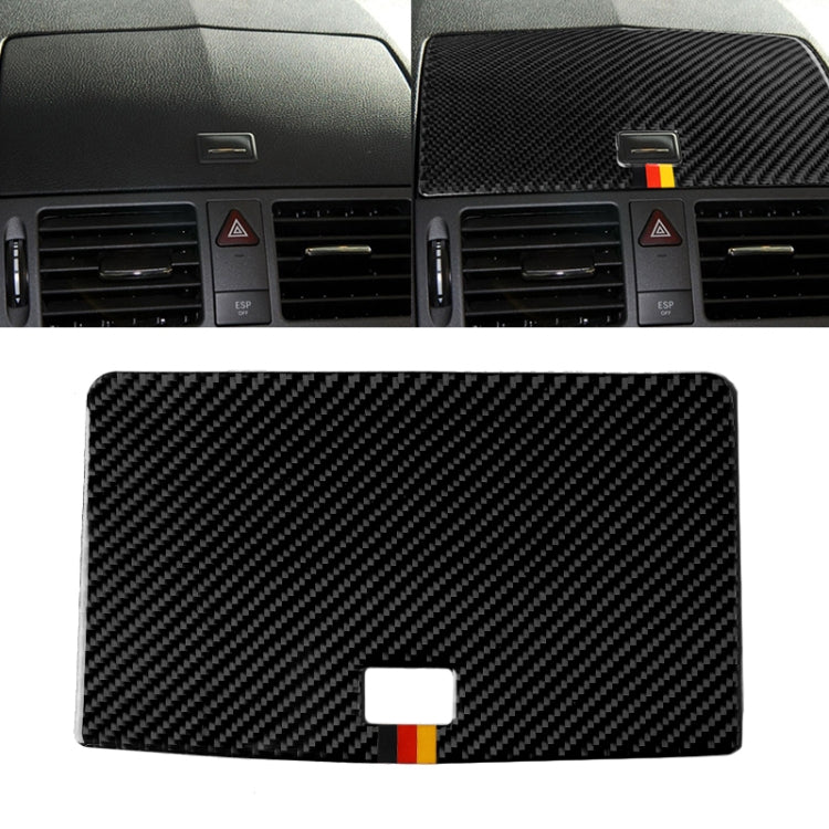 Car German Flag Carbon Fiber Console Navigation Panel Decorative Sticker for Mercedes-Benz W204 C Class 2007-2010 - free shipping - PMC Jewellery - Order now!