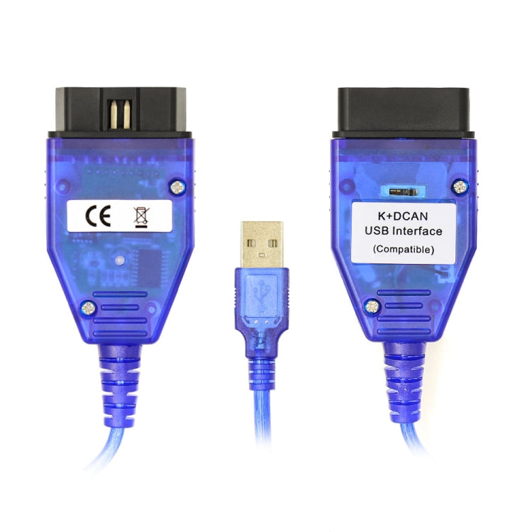 INPA K+CAN with Switch USB Interface Cable for BMW (Blue) - Cables & Connectors by PMC TechLife | Online Shopping South Africa | PMC TechLife