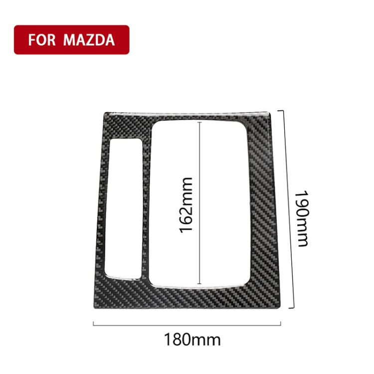 Car Carbon Fiber Left Drive Gear Frame B Decorative Sticker for Mazda Axela 2017-2018 - Car Interior Mouldings by PMC TechLife | Online Shopping South Africa | PMC TechLife | Buy Now Pay Later Mobicred