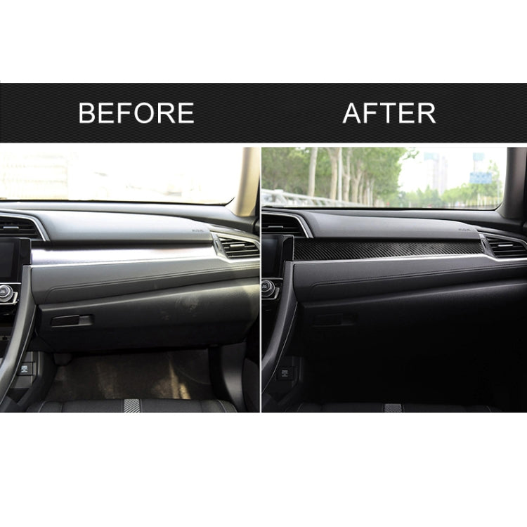 Car Carbon Fiber Central Control Decorative Sticker for Honda Tenth Generation Civic 2016-2019 - Car Interior Mouldings by PMC TechLife | Online Shopping South Africa | PMC TechLife | Buy Now Pay Later Mobicred