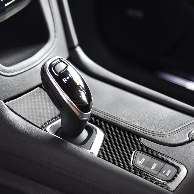 Car Carbon Fiber Gear Position Panel Decorative Sticker for Cadillac XT5 2016-2017, Left Drive - Car Interior Mouldings by PMC TechLife | Online Shopping South Africa | PMC TechLife | Buy Now Pay Later Mobicred
