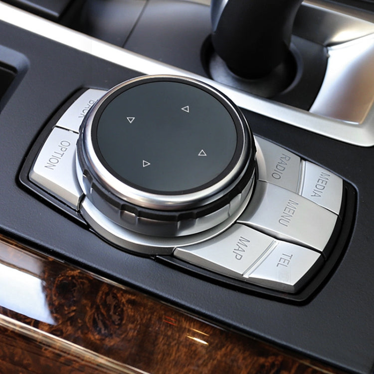 Multi-function Knob Modified IDRIVE Button Decorative Sticker for BMW 1 2 3 5 Series X1 X3 X5 X6 - Car Interior Mouldings by PMC TechLife | Online Shopping South Africa | PMC TechLife | Buy Now Pay Later Mobicred