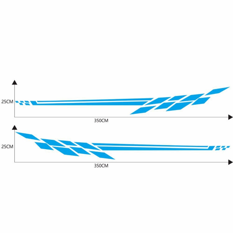 Car Styling Plaid Series PVC Sticker Auto Decorative Sticker (Blue) - Decorative Sticker by PMC TechLife | Online Shopping South Africa | PMC TechLife | Buy Now Pay Later Mobicred
