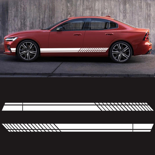 Car Styling Stripe PVC Sticker Auto Decorative Sticker (White) - Decorative Sticker by PMC Jewellery | Online Shopping South Africa | PMC Jewellery | Buy Now Pay Later Mobicred