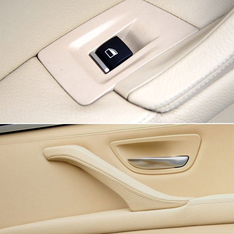 Car Imported Version Inside Doors Handle Pull Trim Cover 5141 7225 873 for BMW F10 F18, Left Driving (Wine Red) - Door Handles by PMC TechLife | Online Shopping South Africa | PMC TechLife | Buy Now Pay Later Mobicred