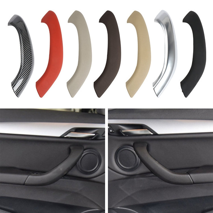 Car Left Side Inside Doors Handle Pull Trim Cover 51417417513 for BMW X1 2016-, Left Driving (Black) - Door Handles by PMC TechLife | Online Shopping South Africa | PMC TechLife | Buy Now Pay Later Mobicred