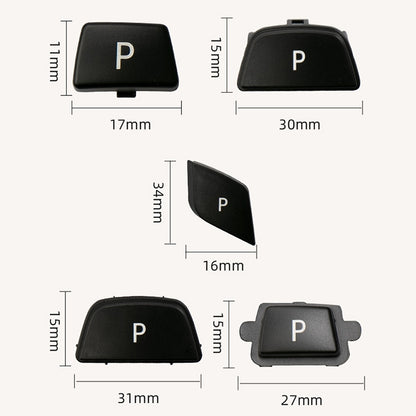 Car Gear Lever Auto Parking Button Letter P Cap for BMW G Chassis Series, Left Driving (Black) - Car Switches by PMC Jewellery | Online Shopping South Africa | PMC Jewellery | Buy Now Pay Later Mobicred