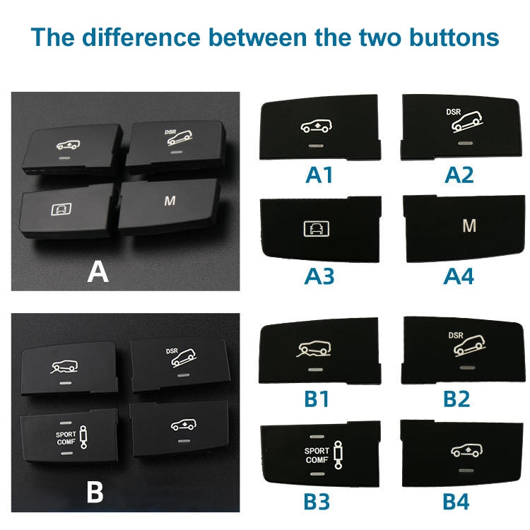 Car Model A2 Downhill Auxiliary Switch Shift Button for Mercedes-Benz GL GLE Class W166, Left Driving - Car Switches by PMC TechLife | Online Shopping South Africa | PMC TechLife | Buy Now Pay Later Mobicred