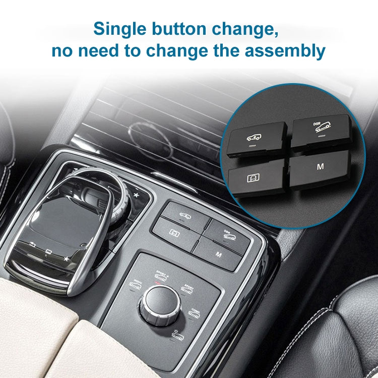 Car Model B2 Downhill Auxiliary Switch Shift Button for Mercedes-Benz GL GLE Class W166, Left Driving - Car Switches by PMC Jewellery | Online Shopping South Africa | PMC Jewellery